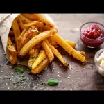 Porcion de papas fritas