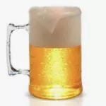 Chopp 500 ml sujo