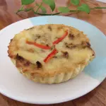 Quiche champiñones