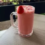 Agua fresca de Fresa