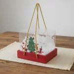 1269 CAJA DE ACETATO DE NAVIDAD