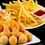 40 Mini Salgados e Batata M 🍟