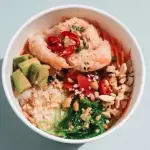 Poke de langostinos