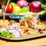 Chicharrón de pescado + Ceviche