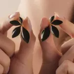 Media hoja negra esmaltado