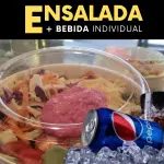 Ensalada a eleccion + Bebida