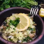 Ensalada de lunfo o Ulte.