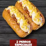 2 Perros MaxGordos +papas + 2Bebidas