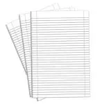 Papel Almaço Com Pauta