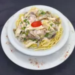 Tallarines caseros al huevo