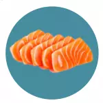 Sashimi de salmão