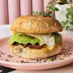 Avocado bagel