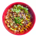Poke  Salmào Maçaricado 350g c/arroz