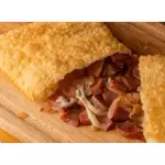 Pastel de calabresa
