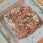 Temaki aberto de salmão