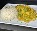 Camarones al curry