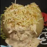 Batata de Strogonoff de Frango