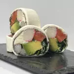 122 sake cheese ohana roll
