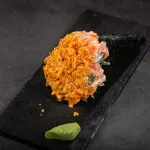 temaki de salmão crocante