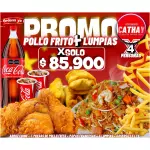 PROMO POLLO FRITO+LUMPIAS GASEOSA