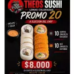 20 Piezas Elección del Chef