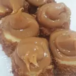 ROLL DE BANANA COM DOCE DE LEITE