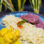 TENTACIÓN AL AJÍ AMARILLO Y VINO