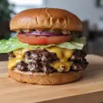 Doble Classic Burger Con Papas y S