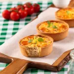 Quiche de frango cremoso
