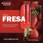 Paleta de pura Fresa