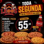 PIZZA GRANDE + COCA 1L POR R$55,00