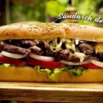 Panini de lomo en salteado al Vino