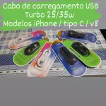 Cabo de carregamento USB turbo