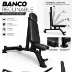BANCO REGULABLE PESAS