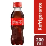 COCA COLA PET DESCARTÁVEL 200ML