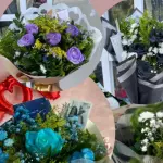 Buquê de 20 rosas coloridas