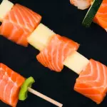 Fish skewers / brochetas de pescado