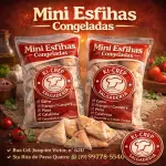 2 PAC 500g MINI ESFIHA CONGELADA