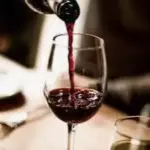Taça de vinho tinto