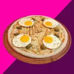 Pizza Papas y Huevos fritos