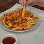 Papa con Cheddar y Bacon