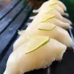 Niguiri de peixe branco 10 unid