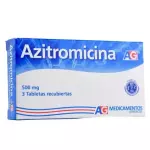 AZITROMICINA 500MG CAJA X 3 TABLETAS
