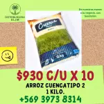 ARROZ CUENCA 1 KILO $930 X 10