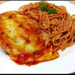 Filé a parmegiana de carne