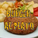 Hamburguesa  al plato