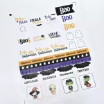 hoja sticker halloween