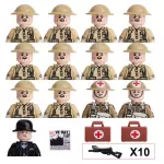 Soldados con Winston Churchill Sten