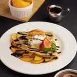 Crepa con Melocotón