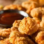 Palomitas de pollo con papas